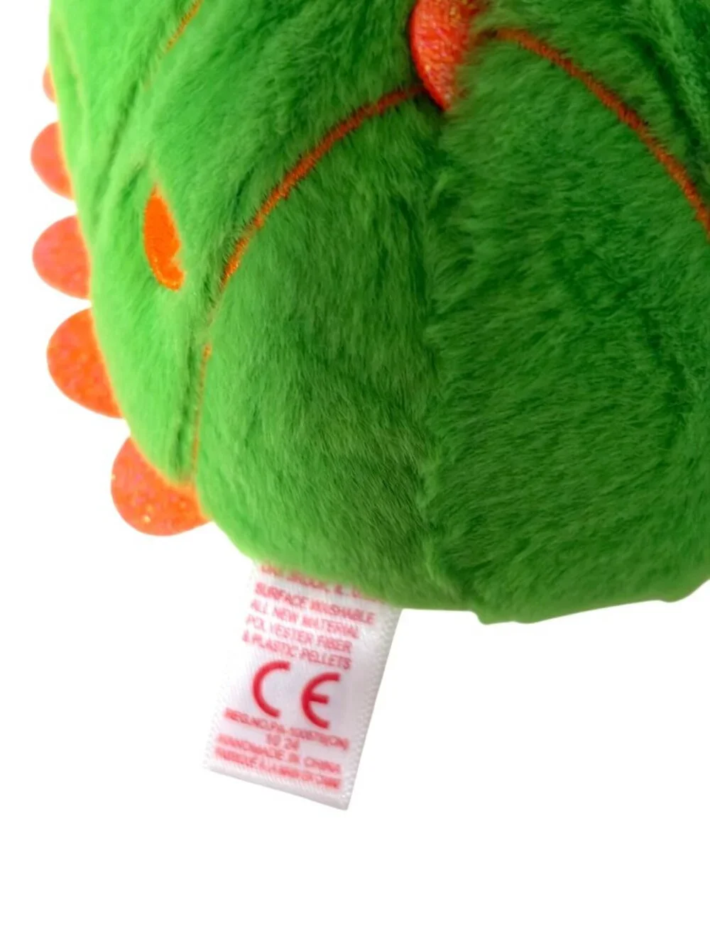 New Ty Beanie Boos Plush Pilar Stuffed Animal Doll Toy Catepillar Green Orange S